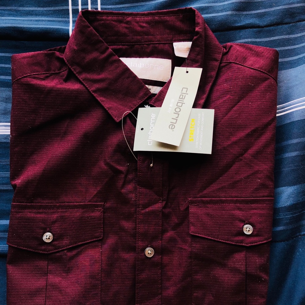 Claiborne burgundy